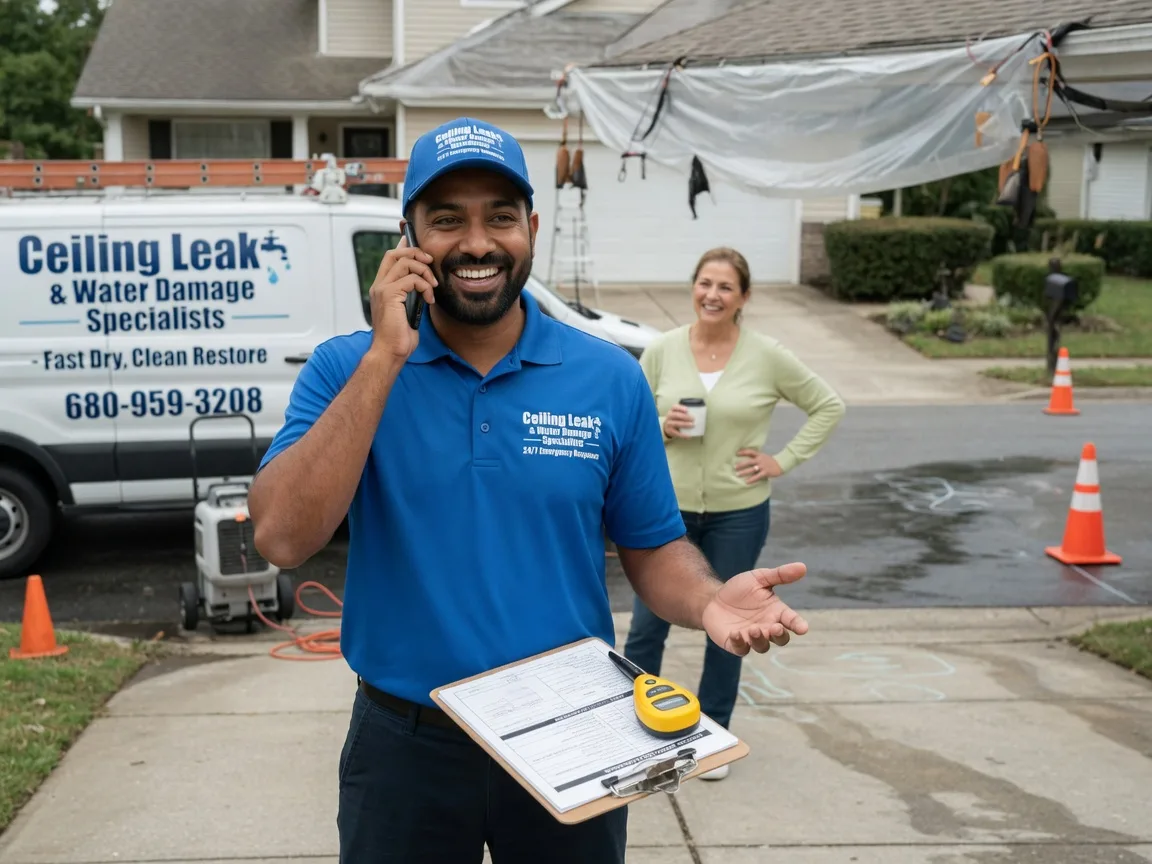 Ceiling Leak Cleanup Goffstown, NH FAQs